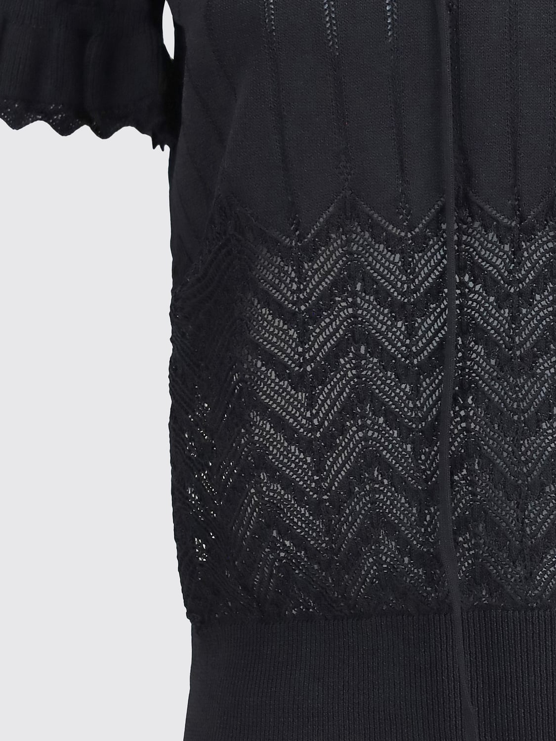 MCQUEEN TOP: Top damen McQueen, Schwarz - Img 4
