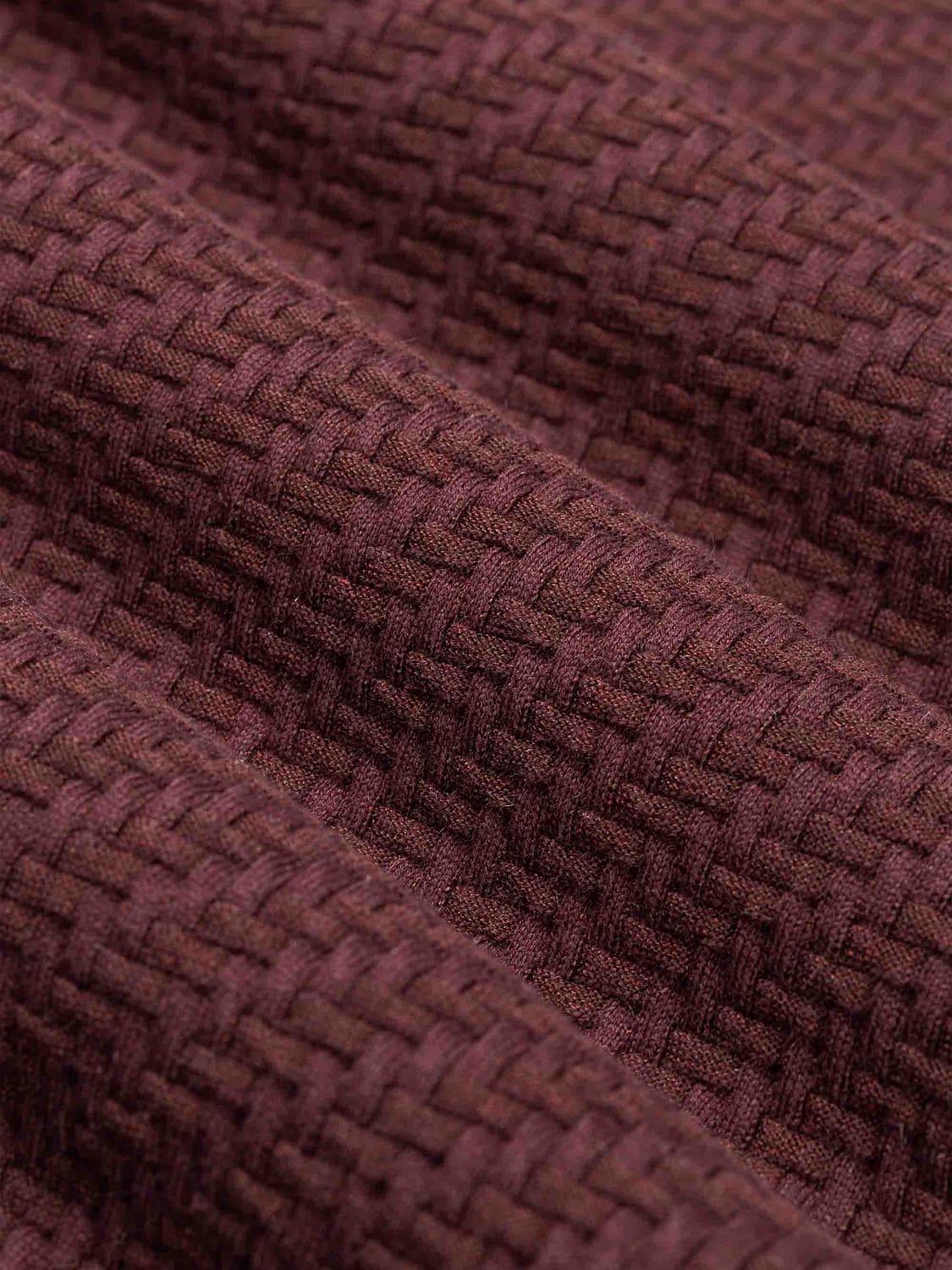 BRIONI PULL: Pull col rond Brioni à manches longues en pur coton, Rouge - Img 4