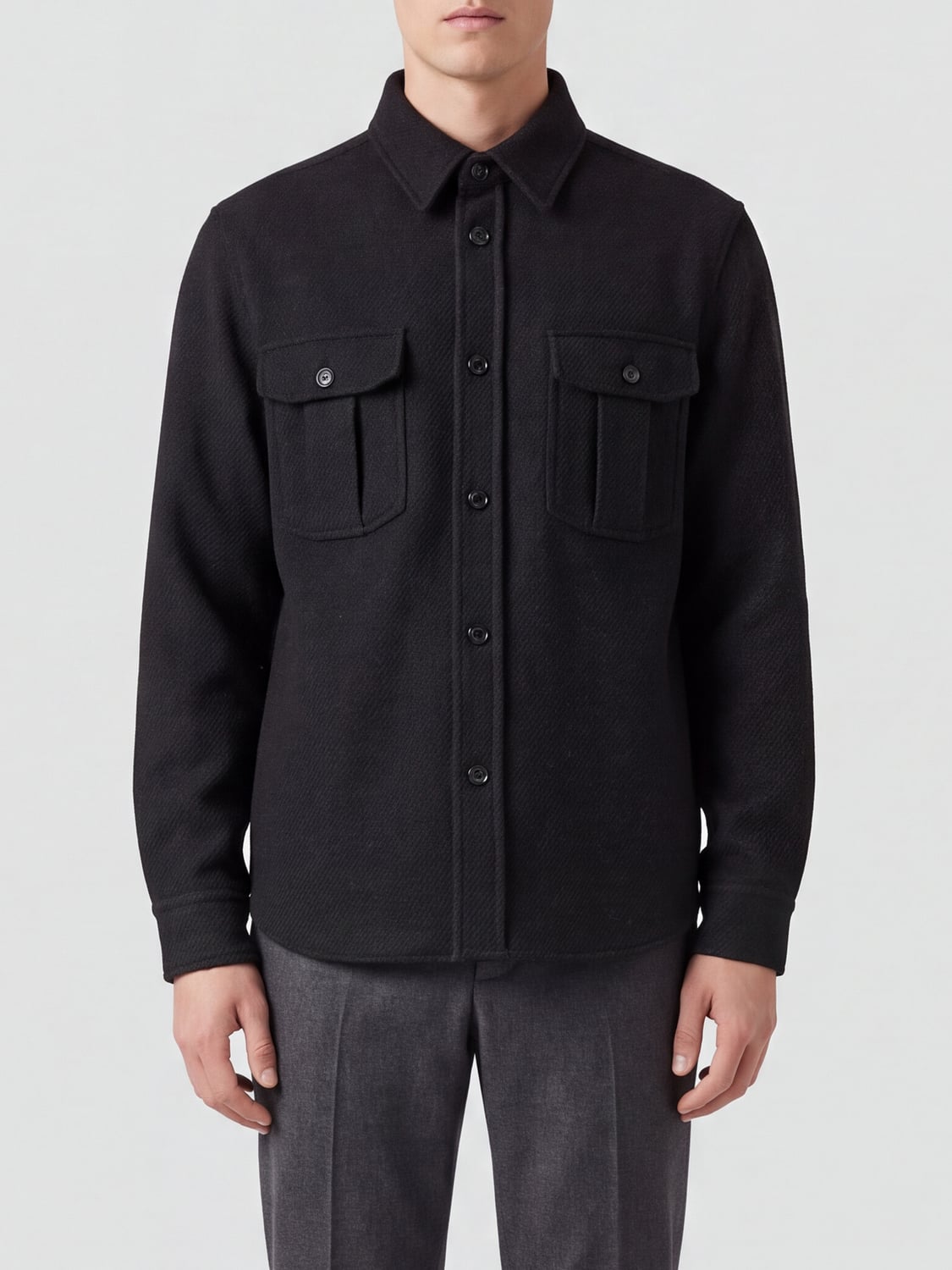 BRIONI CHEMISE: Pull homme Brioni, Gris - Img 1