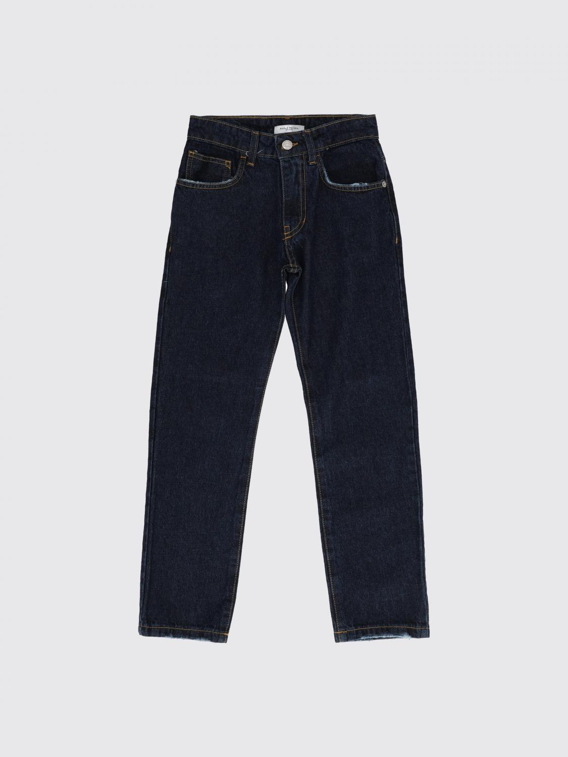 PAOLO PECORA JEANS: Jeans kids Paolo Pecora, Blue - Img 1