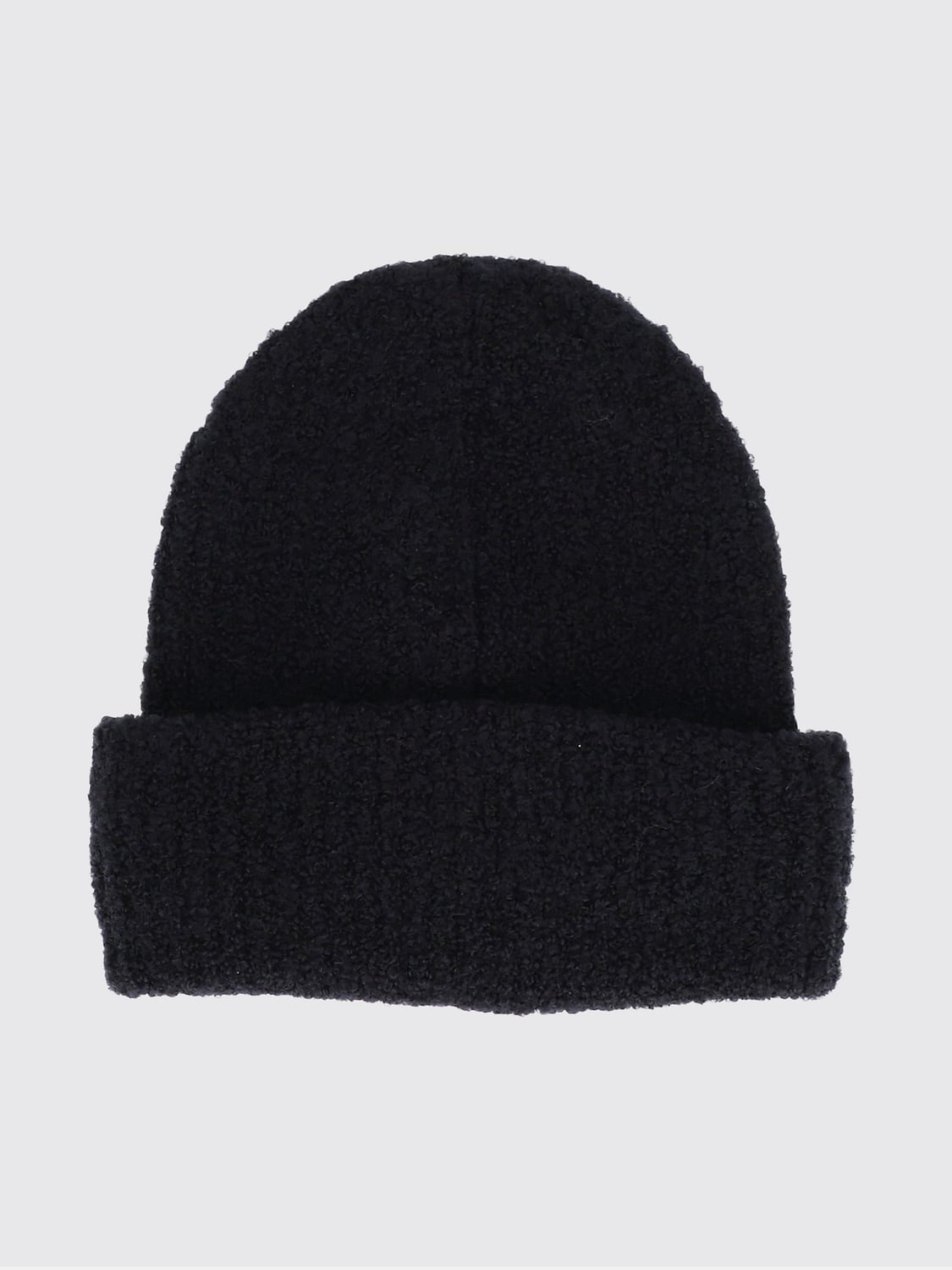 PAOLO PECORA HAT: Paolo Pecora Boy's Wool-Blend Beanie Hat in a Basic and Casual Design, Blue - Img 2