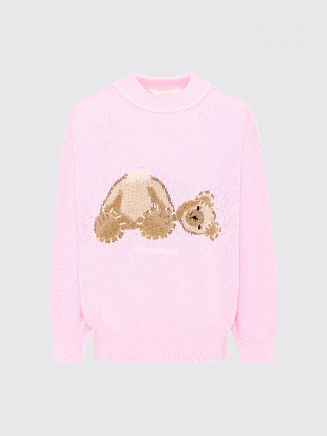 PALM ANGELS PULLOVER: Pullover kinder Palm Angels, Pink - Img 1