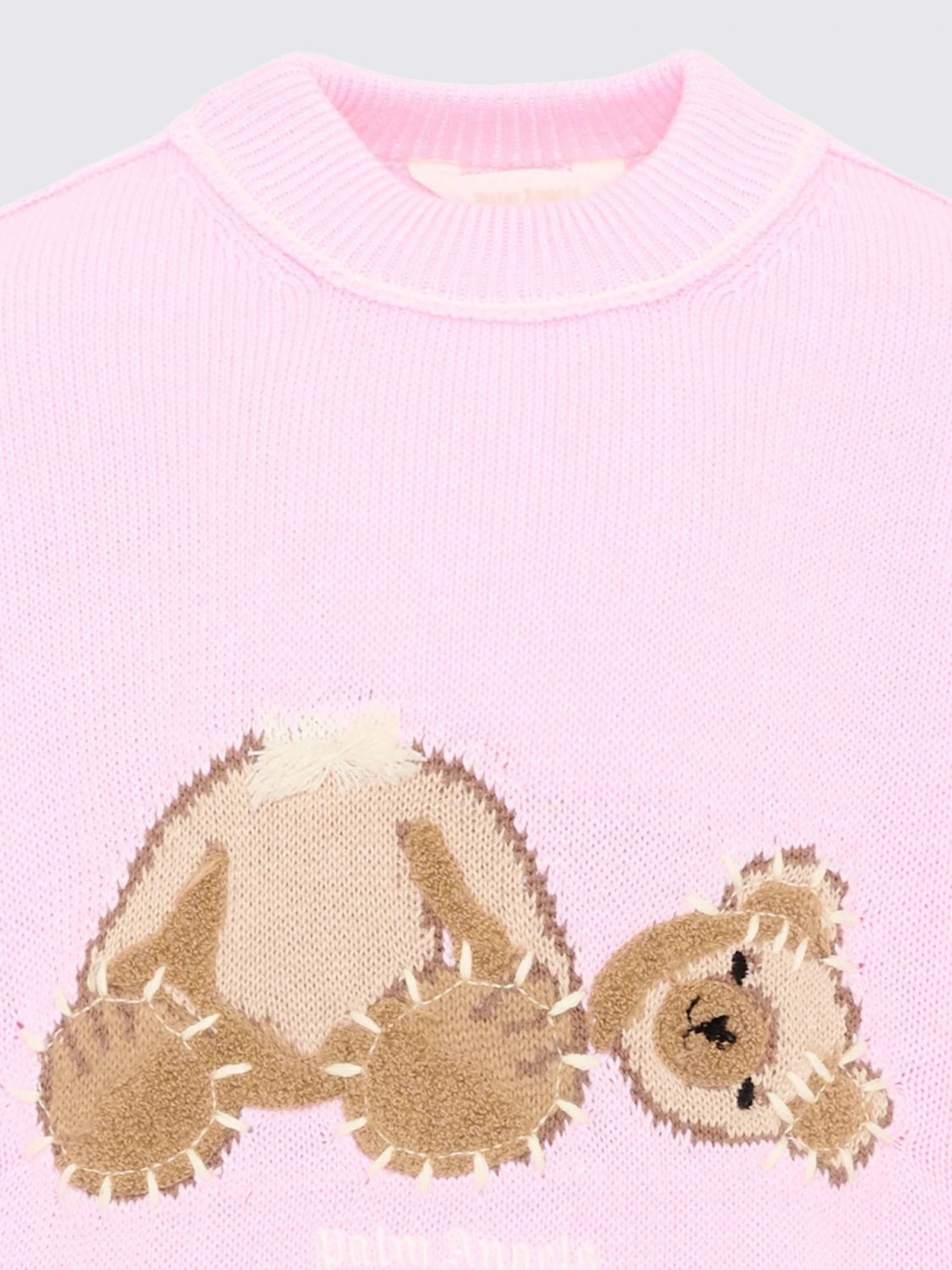 PALM ANGELS PULLOVER: Pullover kinder Palm Angels, Pink - Img 3