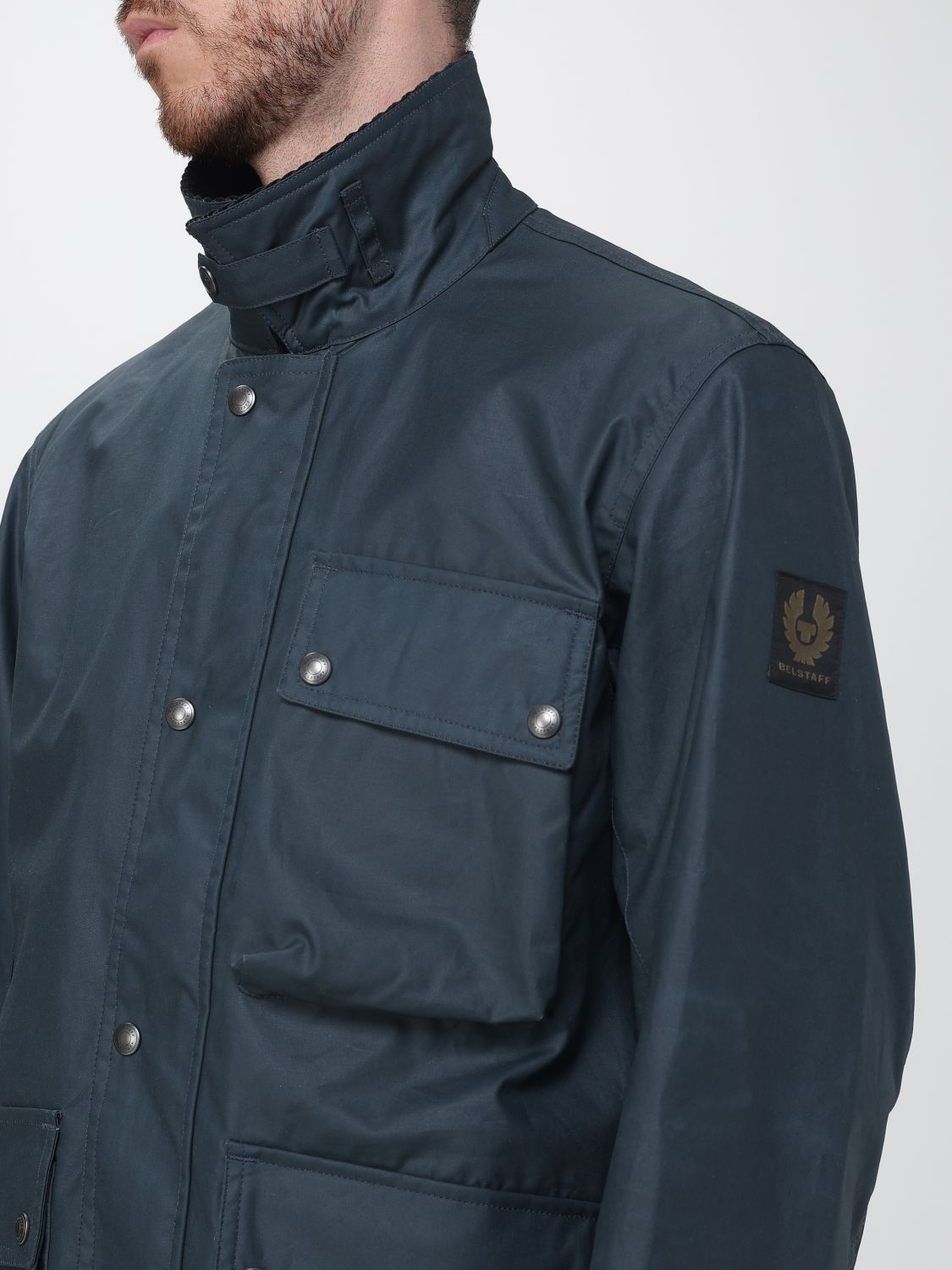 BELSTAFF ジャケット: ジャケット メンズ Belstaff, ペトロリウムブルー - Img 4