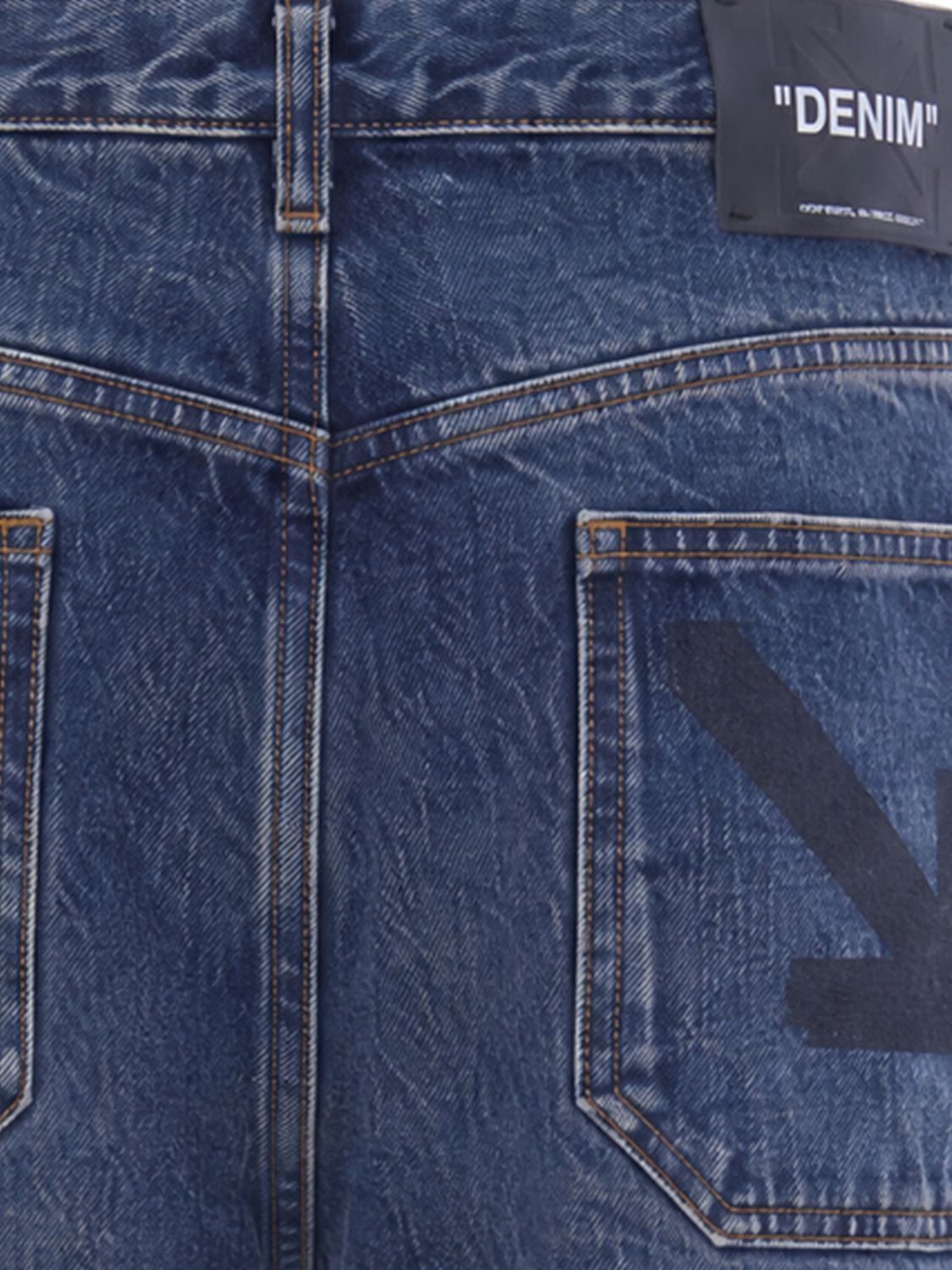 OFF-WHITE JEANS: Jeans men Off-white, Blue - Img 4