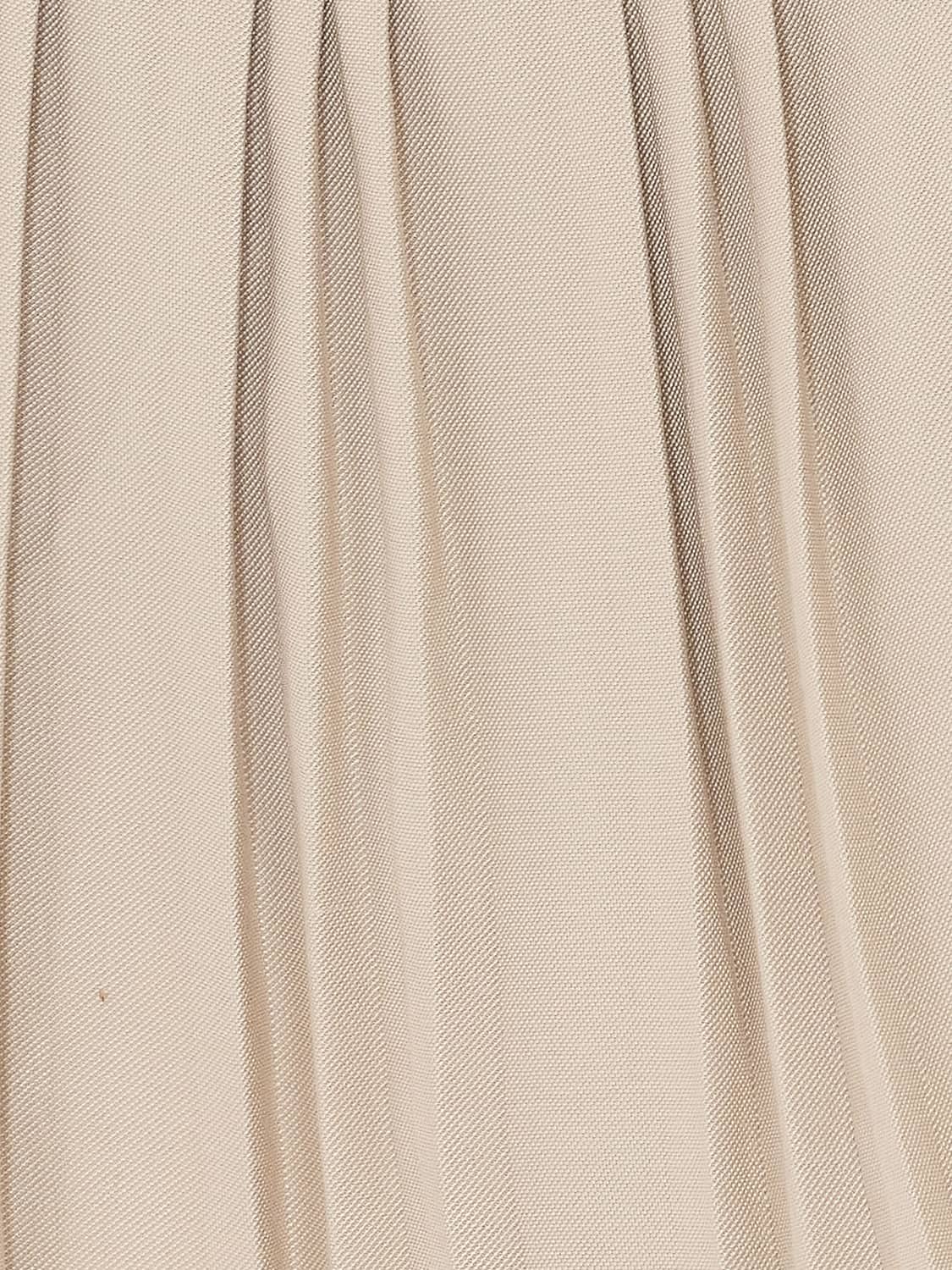 ELEH GONNA: Minigonna plissettata ELEH a vita alta con cintura regolabile, Beige - Img 4