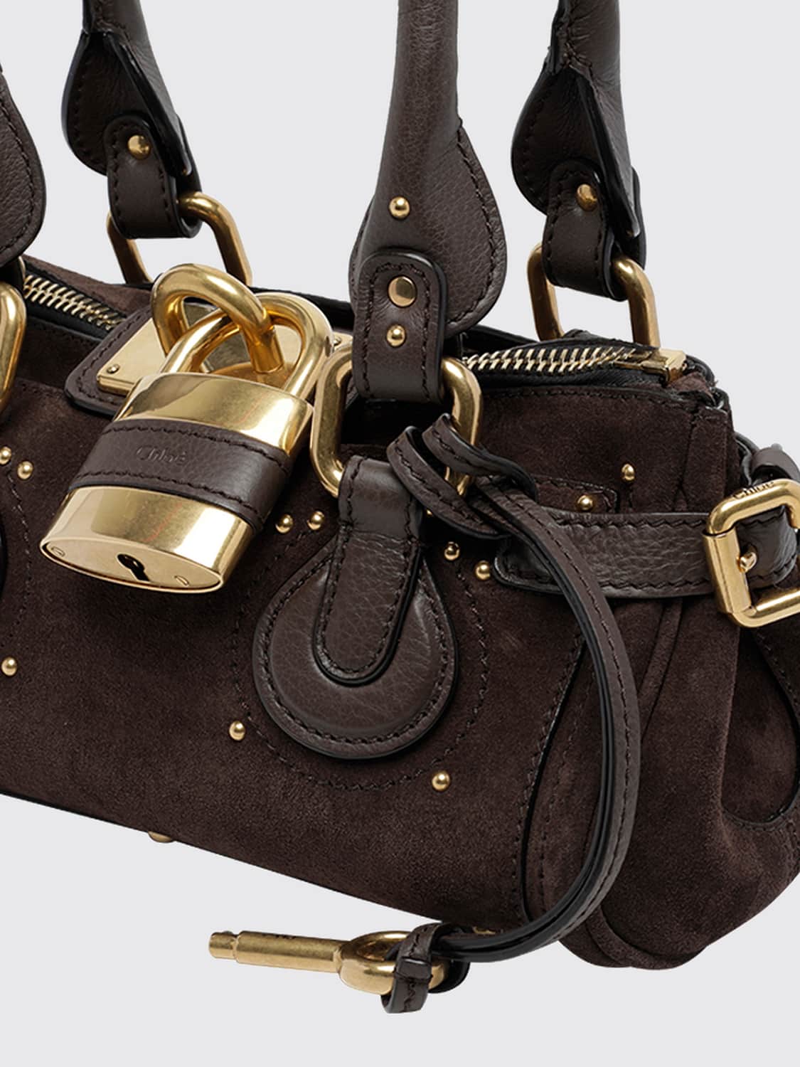 CHLOÉ BORSA A SPALLA: Borsa a spalla donna ChloÉ, Marrone - Img 4