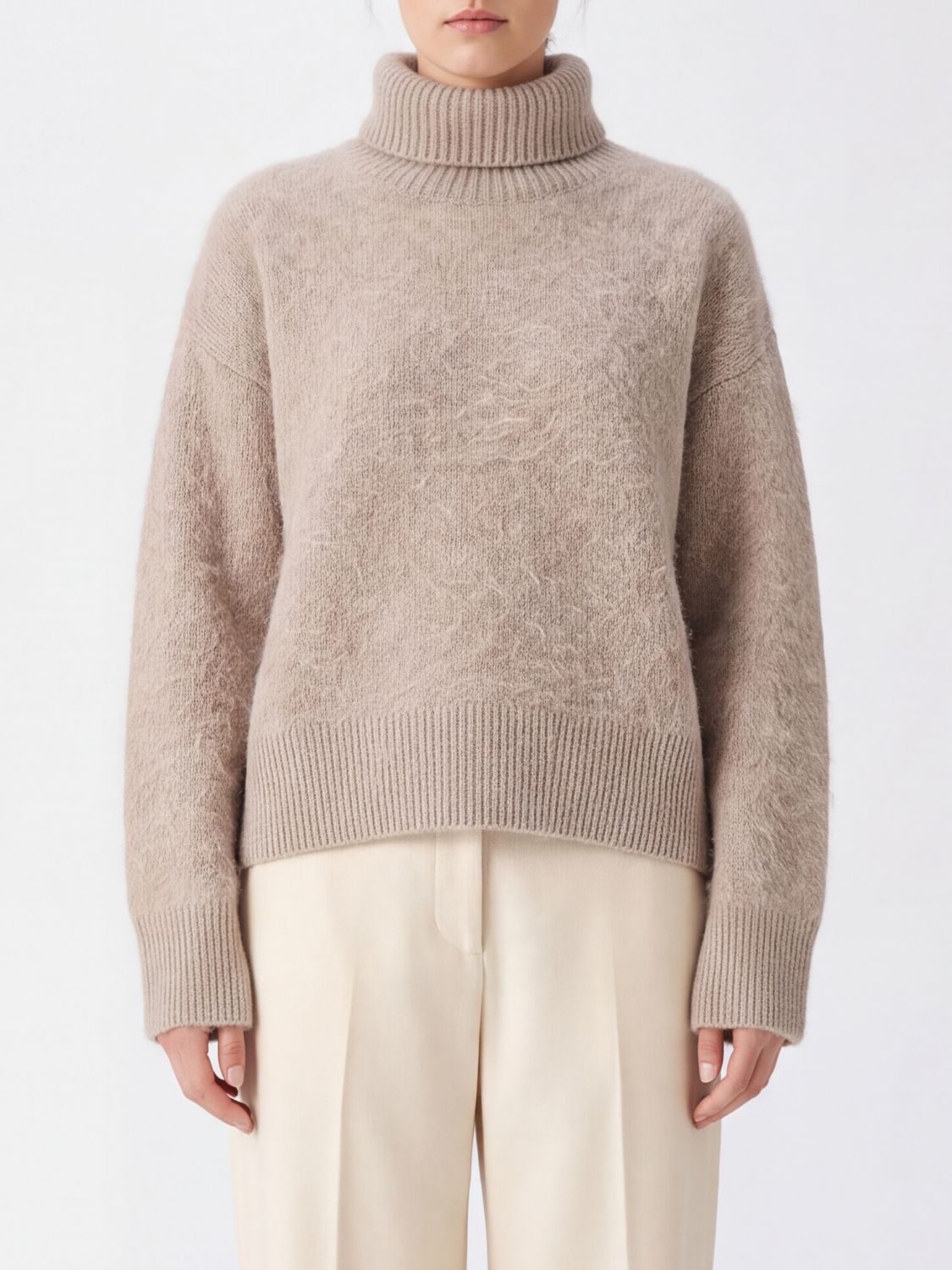 SOFT GOAT PULLOVER: Pullover damen Soft Goat, Grau - Img 1