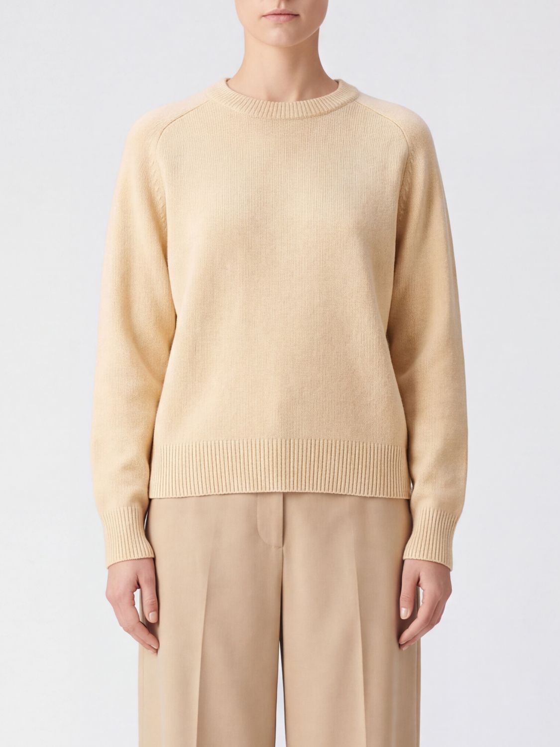 SOFT GOAT PULLOVER: Pullover damen Soft Goat, Gelb - Img 1