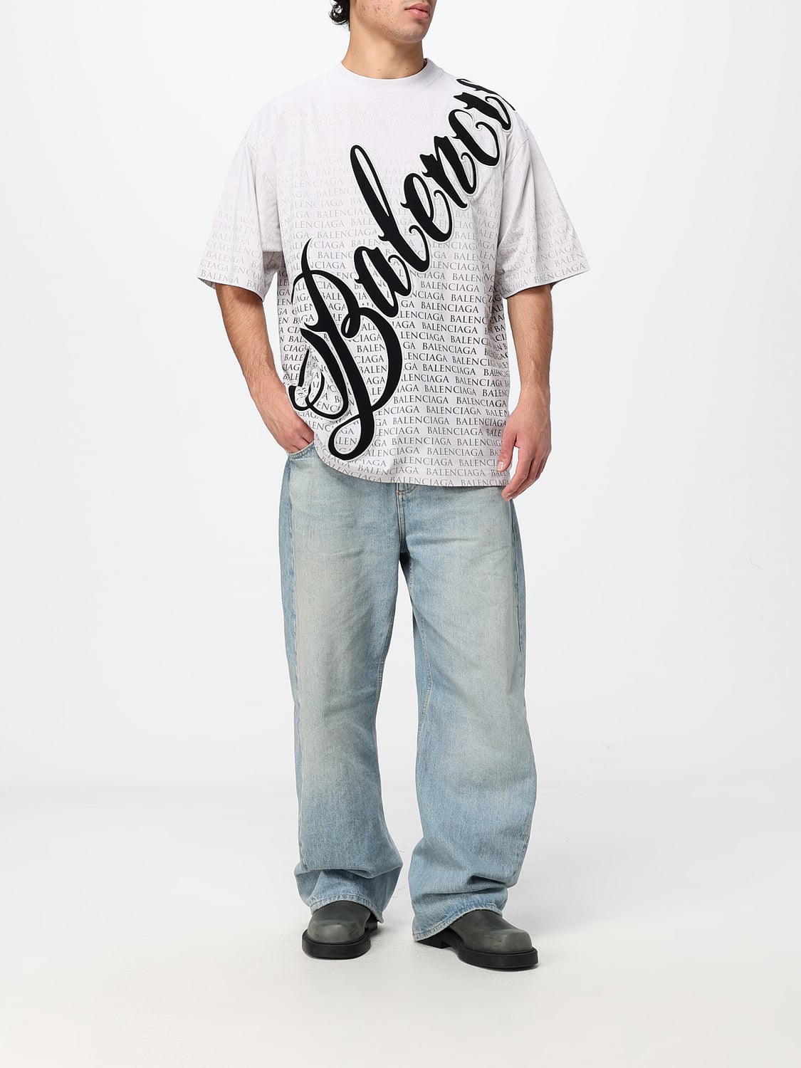BALENCIAGA CAMICIA: Camicia uomo Balenciaga, Bianco - Img 2