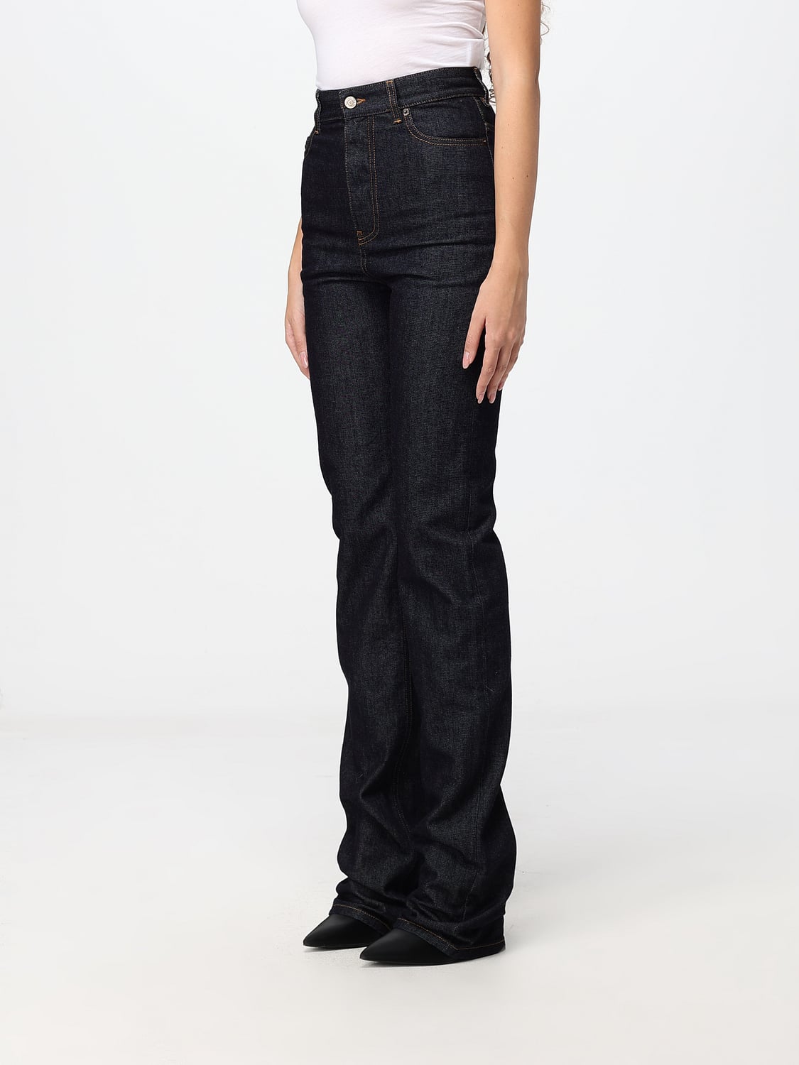 BALENCIAGA JEANS: Jeans donna Balenciaga, Blue - Img 4