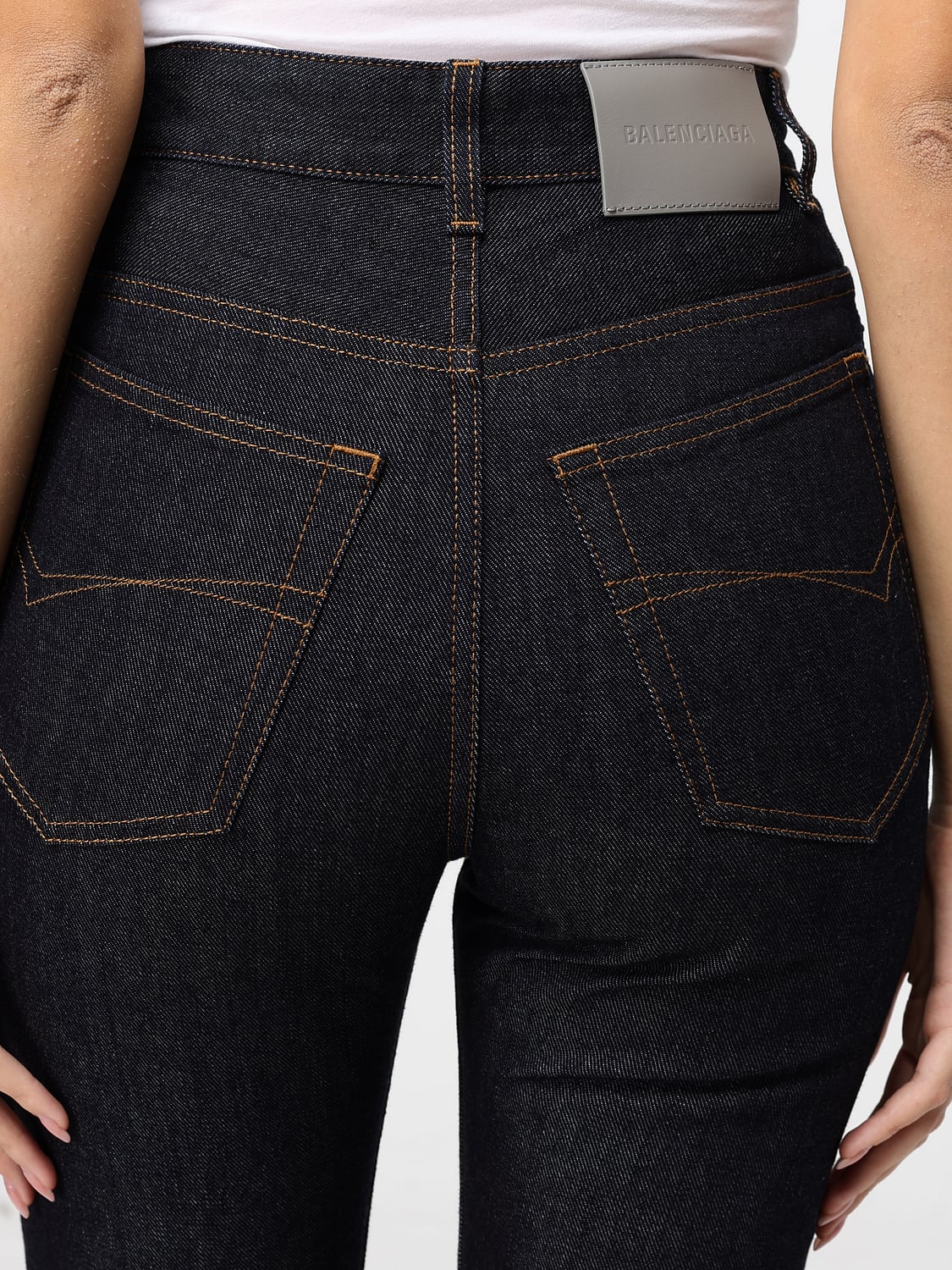 BALENCIAGA JEANS: Jeans donna Balenciaga, Blue - Img 5