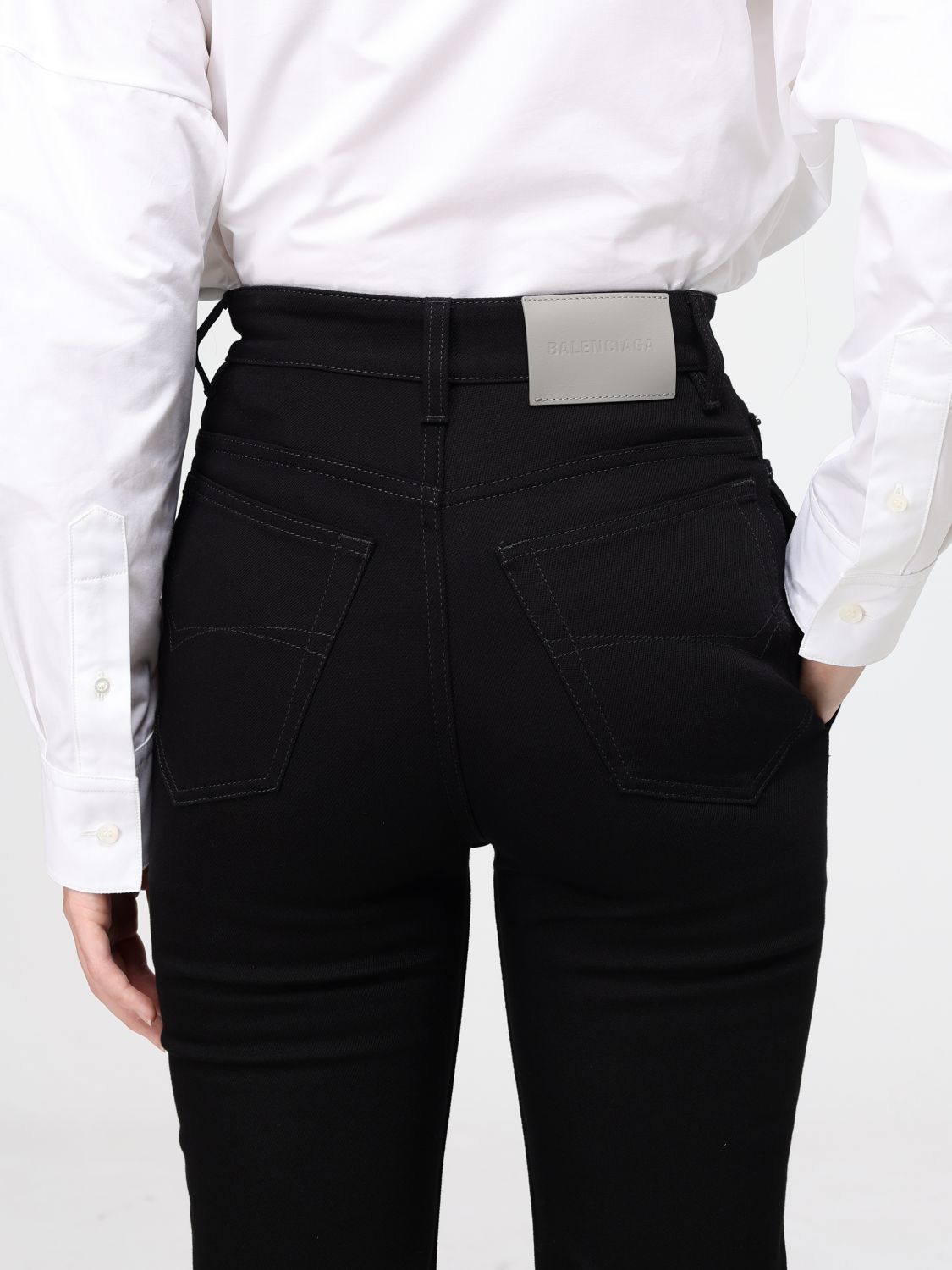 BALENCIAGA VAQUEROS: Vaqueros mujer Balenciaga, Negro - Img 5