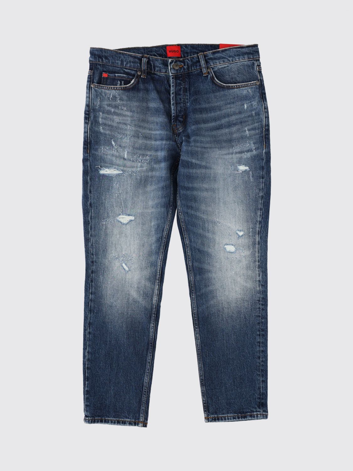HUGO JEANS: Jeans men Hugo, Blue - Img 2
