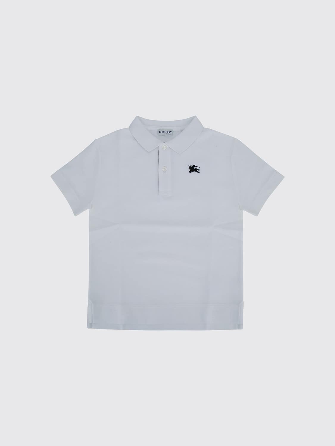 BURBERRY POLO: Polo kinder Burberry, Weiß - Img 1