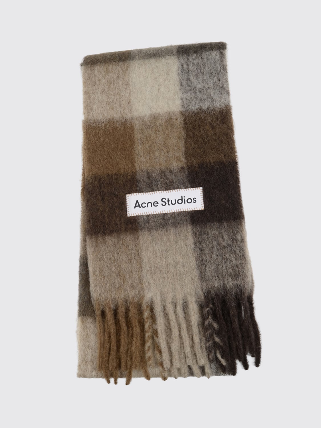 ACNE STUDIOS ÉCHARPE: Écharpe femme Acne Studios, Marron - Img 1