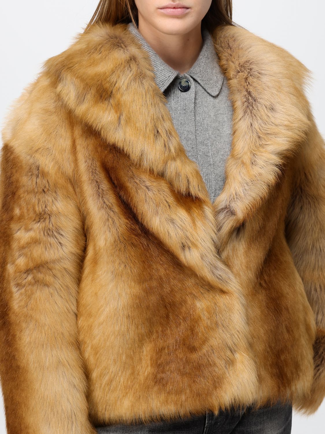 SALVATORE SANTORO JACKE: Jacke damen Salvatore Santoro, Braun - Img 4