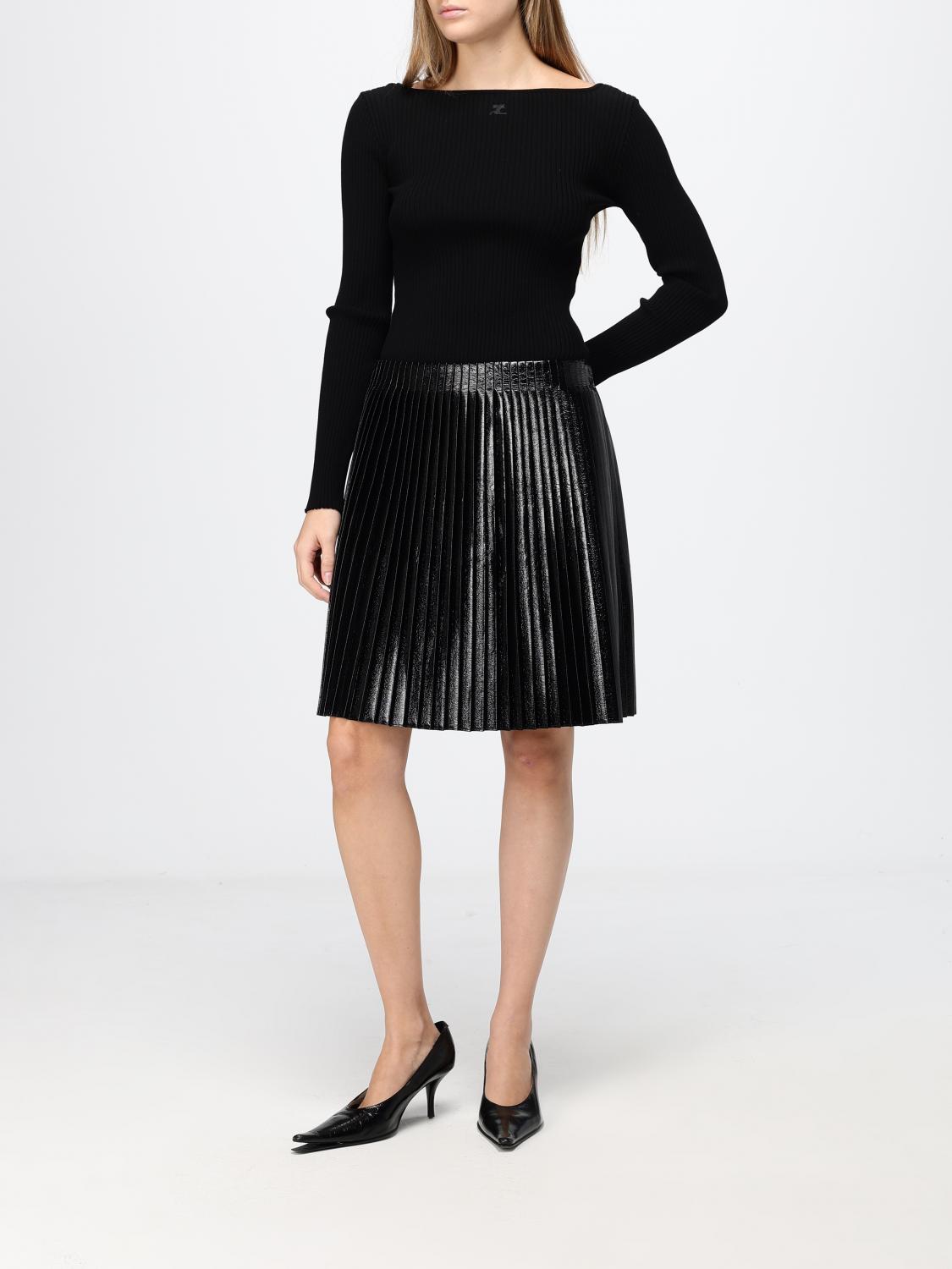 COURRÈGES PULLOVER: Pullover damen CourrÈges, Schwarz - Img 2