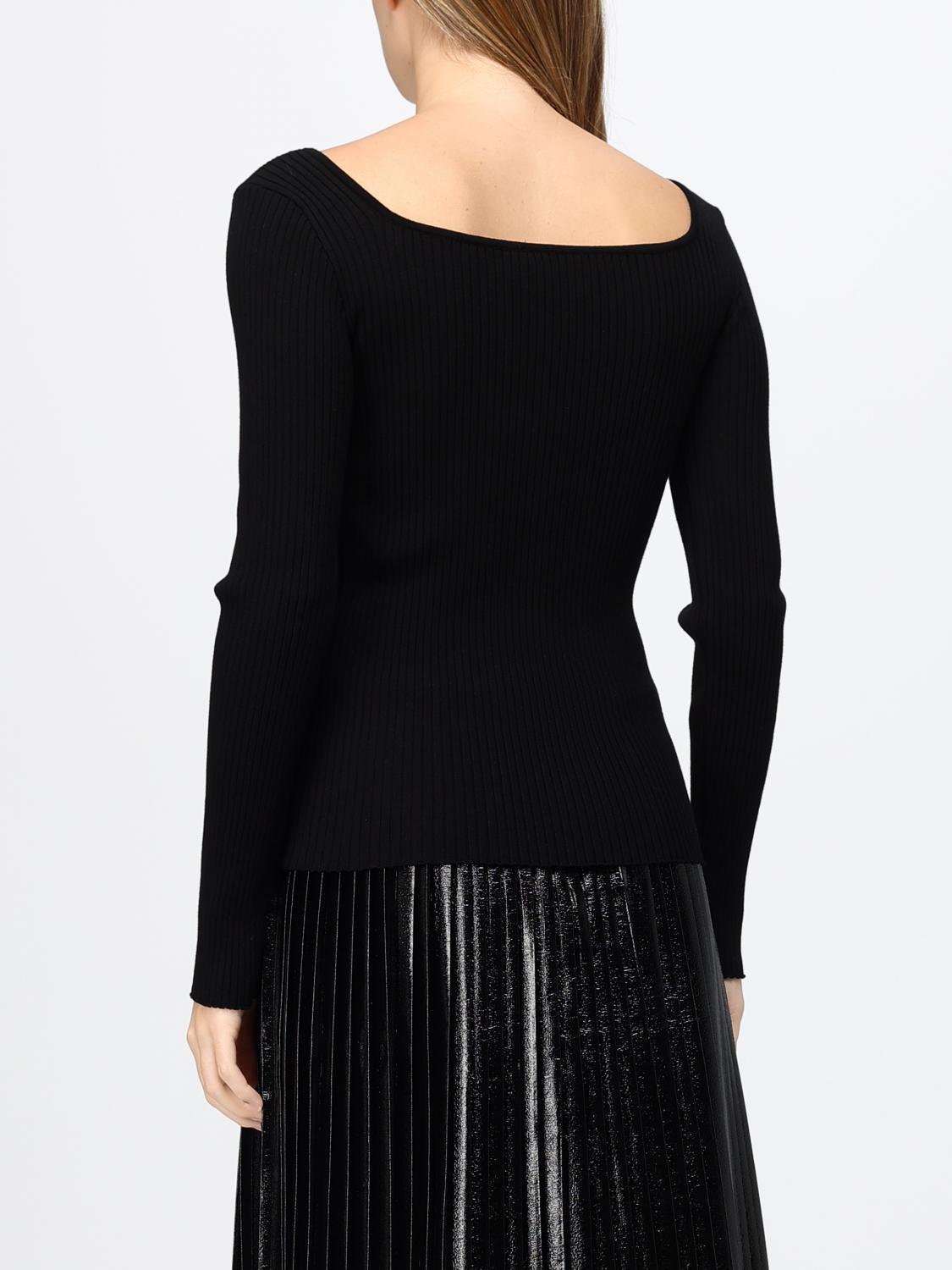 COURRÈGES PULLOVER: Pullover damen CourrÈges, Schwarz - Img 3