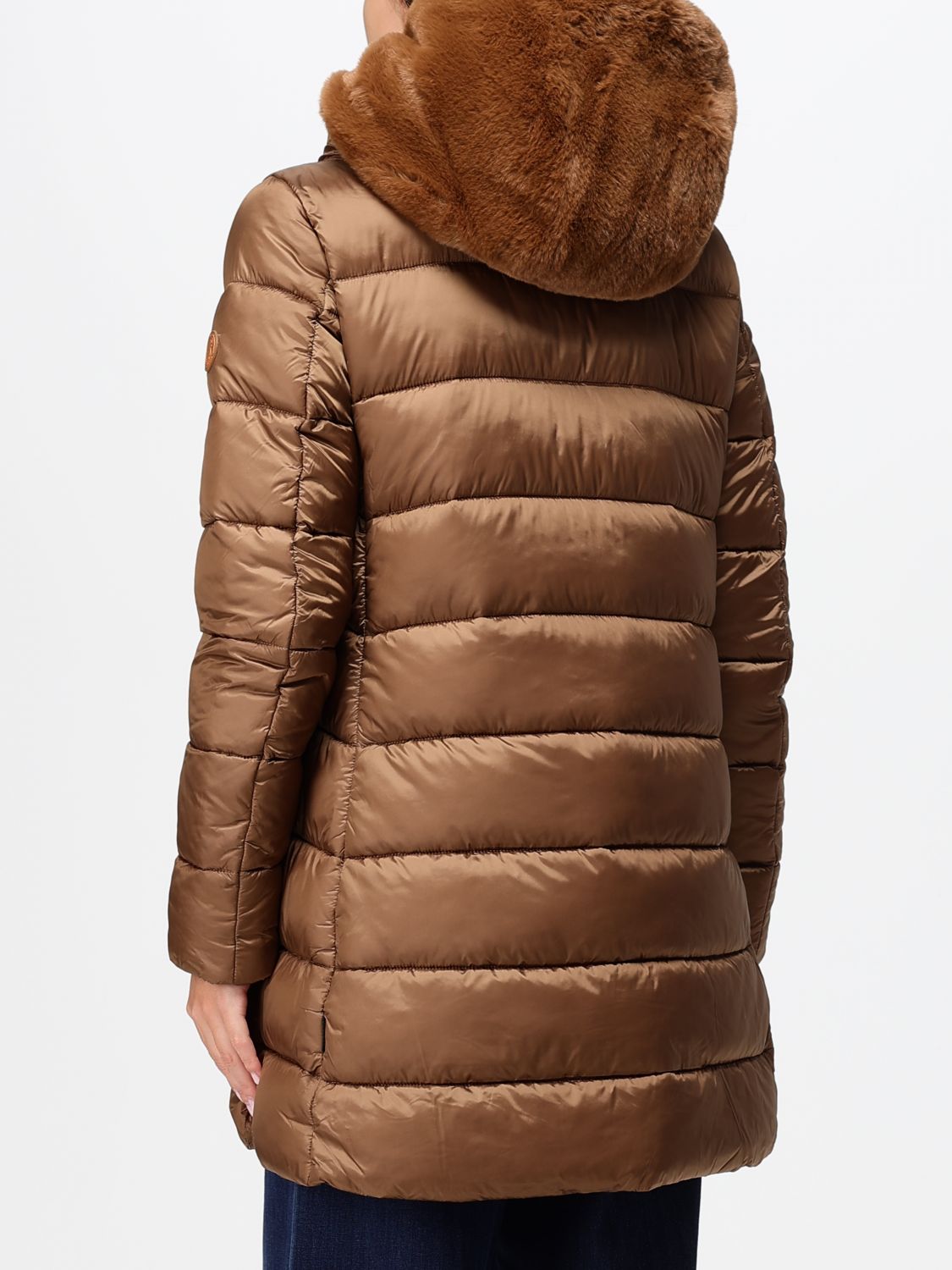 SAVE THE DUCK JACKET: Jacket woman Save The Duck, Brown - Img 2
