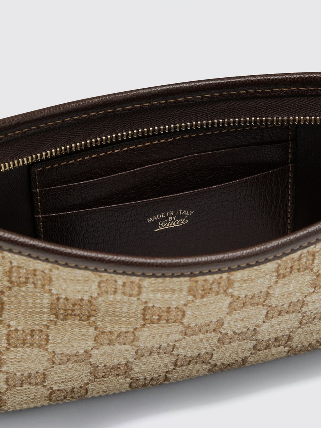 GUCCI MINITASCHE: Gossip Mini-Schultertasche Gucci aus GG Supreme Canvas, Braun - Img 4