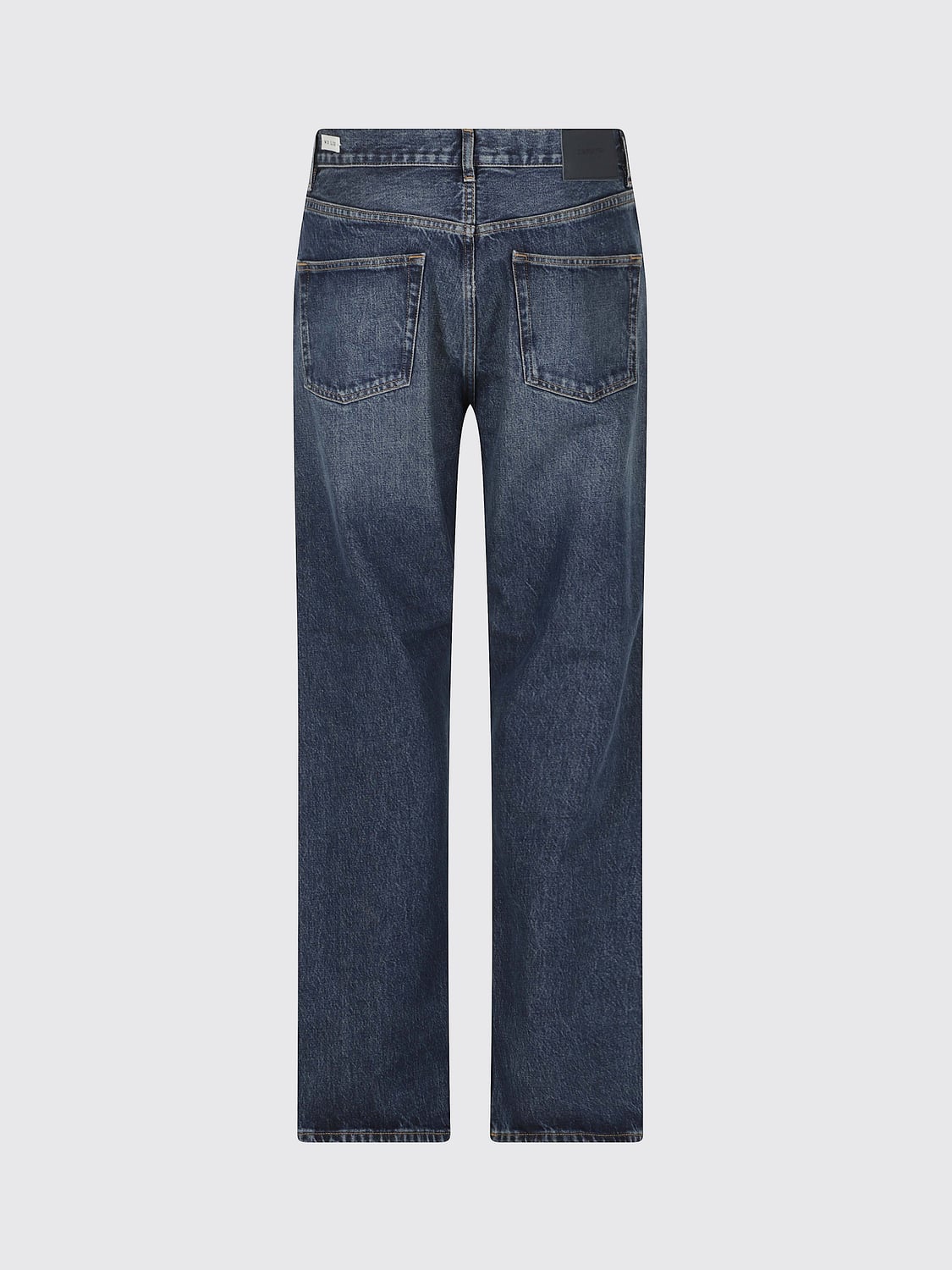 SUNFLOWER JEANS: Sunflower Mid-Rise Straight Jeans in Cotton Denim with Five Pockets, Blue - Img 3