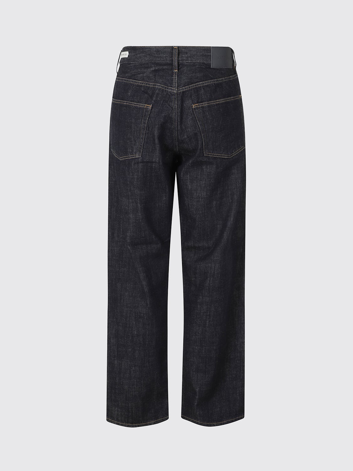 SUNFLOWER JEANS: Sunflower Mid-Rise Straight Jeans in Cotton Denim with Five Pockets, Blue - Img 3