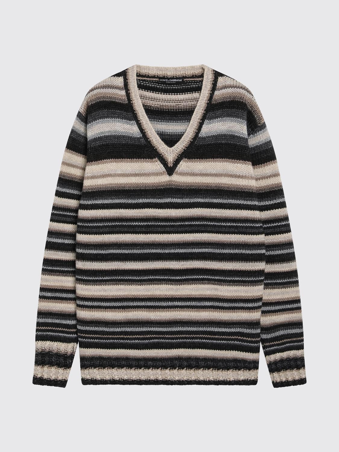 DOLCE & GABBANA PULLOVER: Pullover herren Dolce & Gabbana, Braun - Img 2