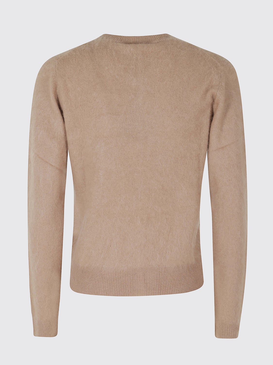 HERSKIND SWEATER: Herskind Crewneck Cardigan in Wool and Cashmere with Button Closure, Brown - Img 3