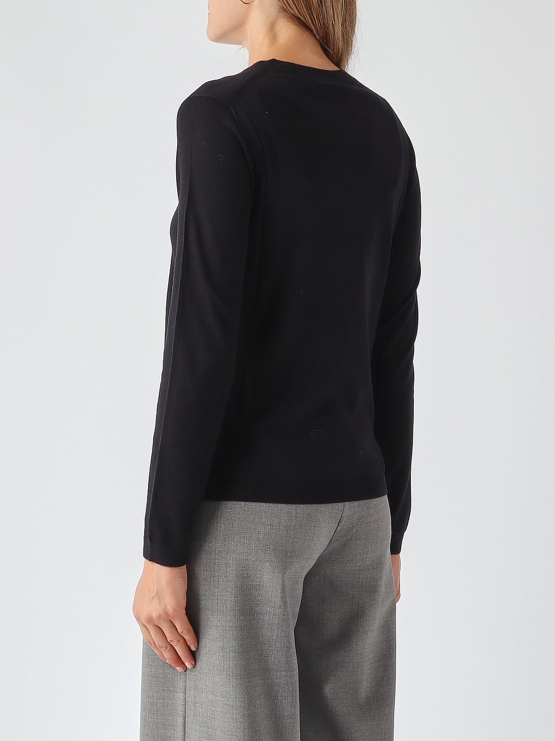 MM MAX MARA PULLOVER: Pullover damen Mm Max Mara, Schwarz - Img 3