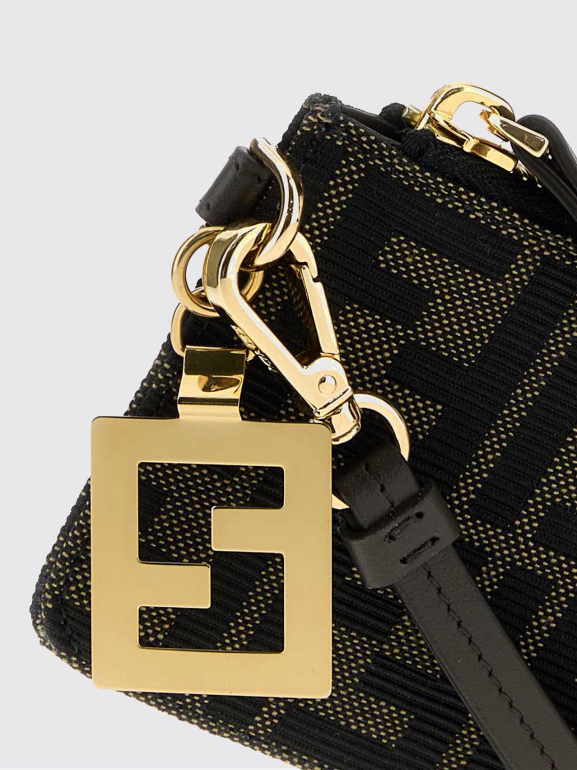 FENDI CARTERA: Cartera mujer Fendi, Ébano - Img 3