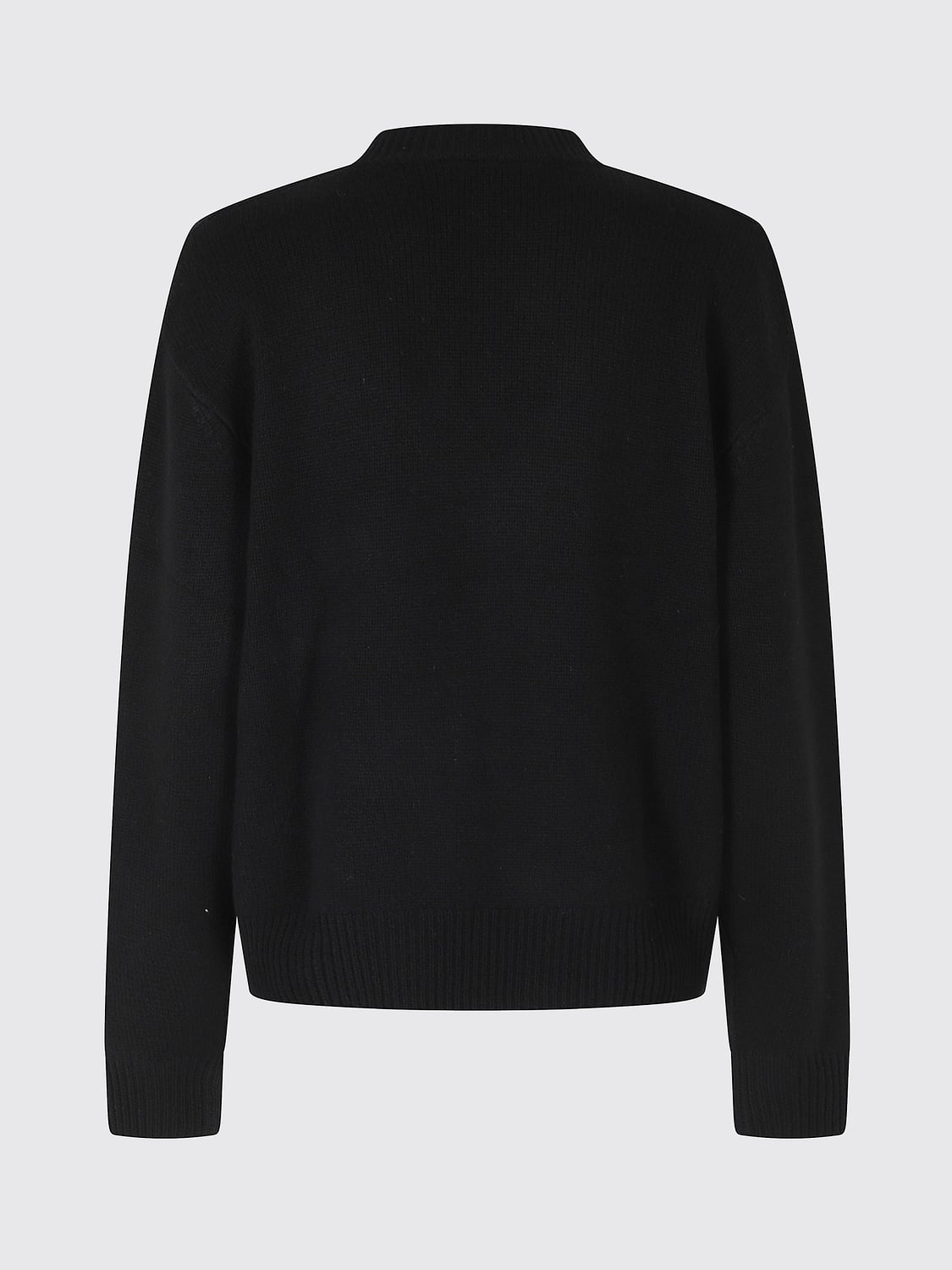 IRO MAGLIA: Maglia Iro con scollo a V in 100% cashmere e bordi a costine, Nero - Img 3