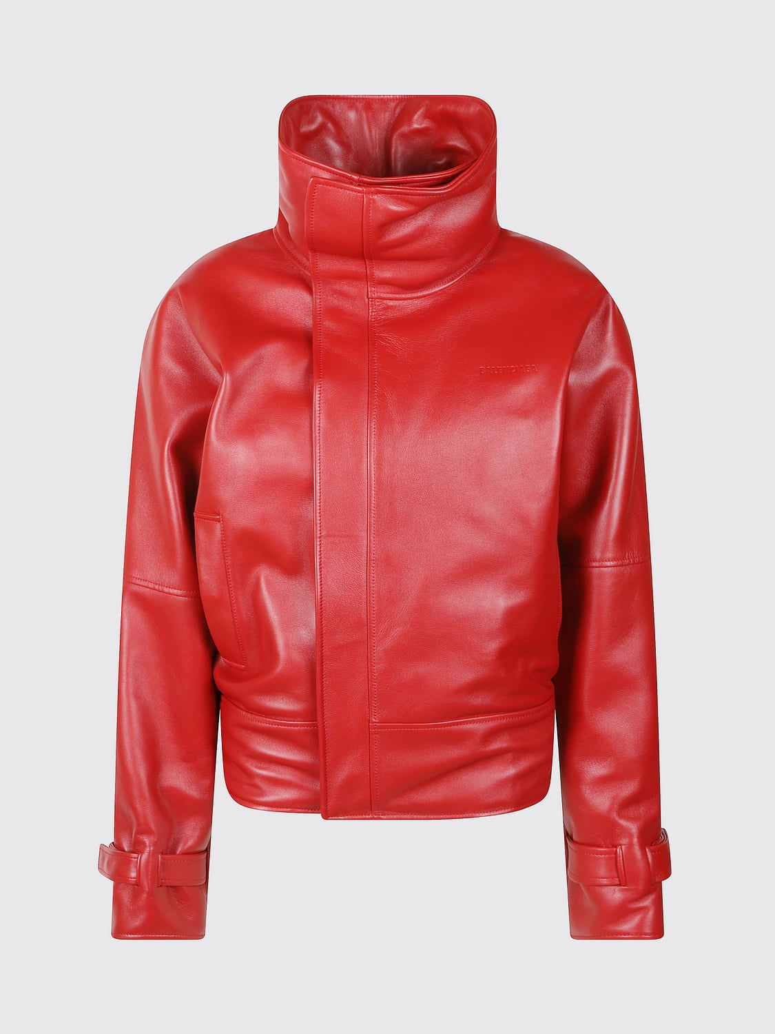 BALENCIAGA CHAQUETA: Chaqueta mujer Balenciaga, Rojo - Img 2