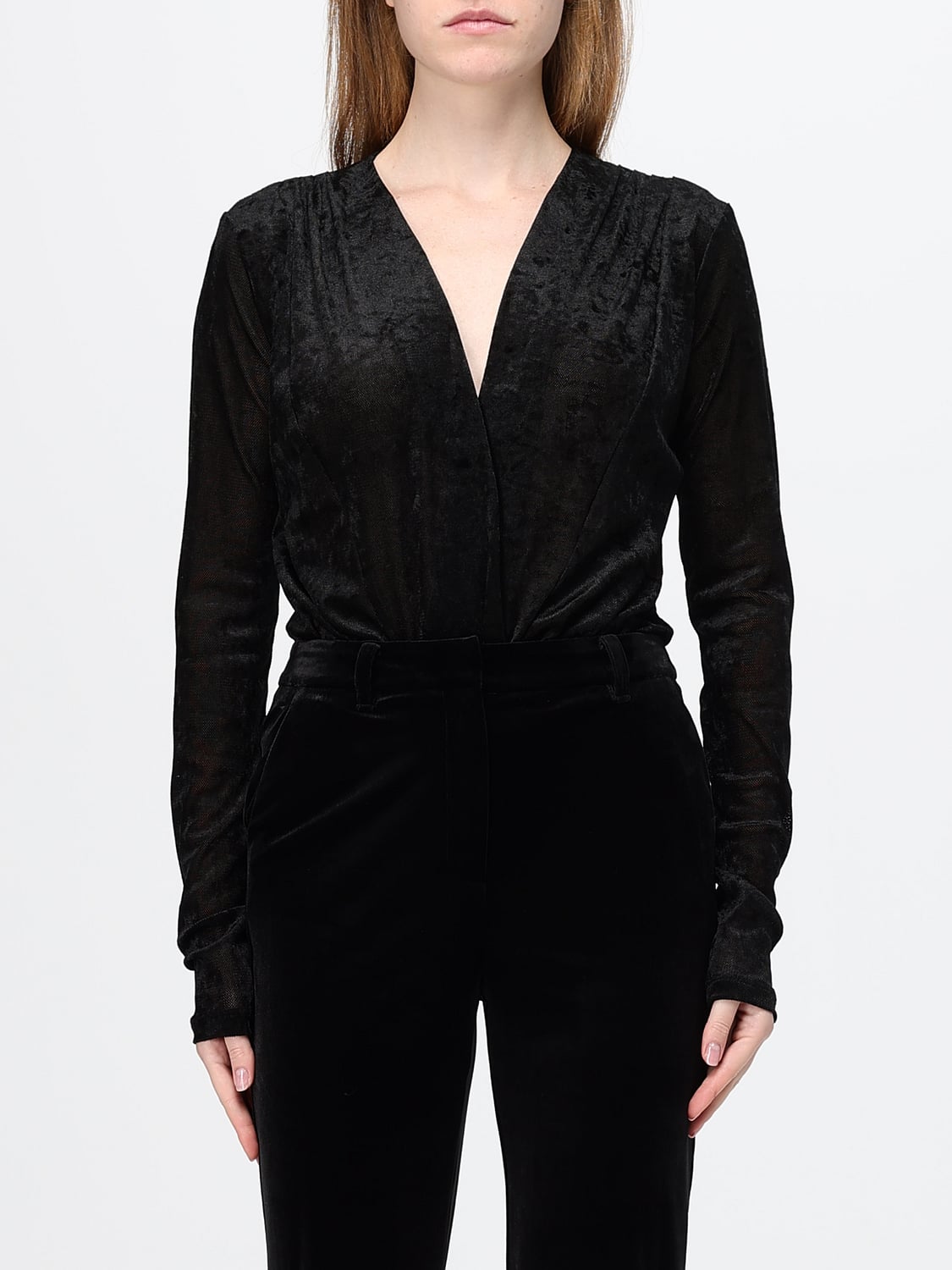 PATRIZIA PEPE TOP: Top damen Patrizia Pepe, Schwarz - Img 1