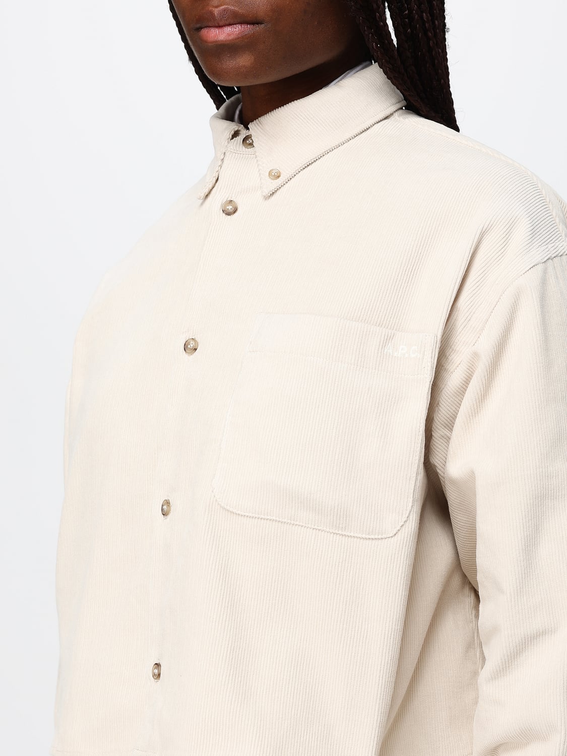 A.P.C. CAMICIA: Camicia donna A.P.C., Beige - Img 4