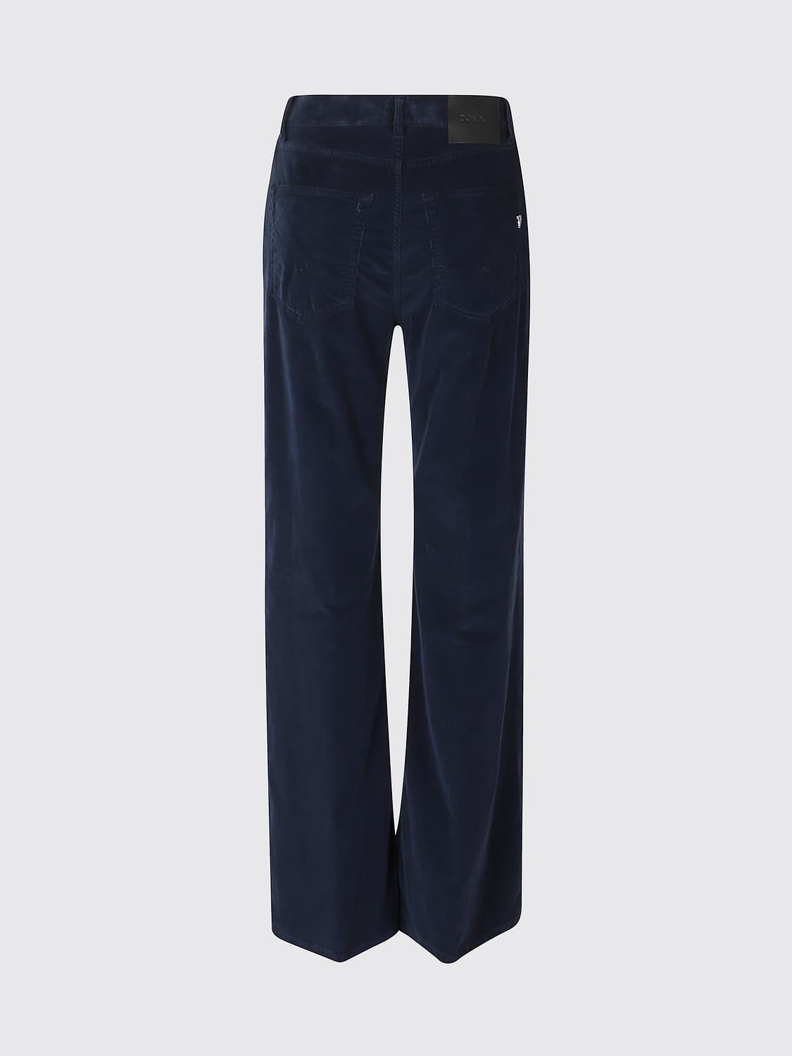 DONDUP HOSE: Dondup Amber Cordhose mit geradem Bein und hoher Taille, Blau - Img 3