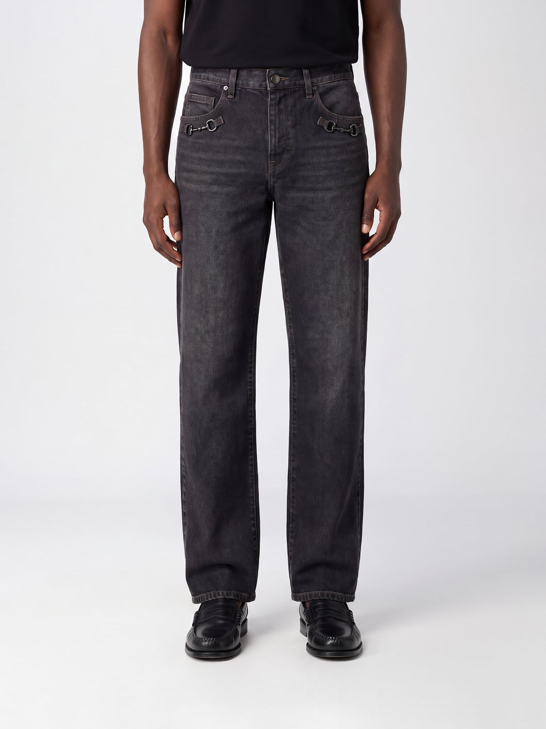 GUCCI JEANS: Jeans men Gucci, Brown - Img 1