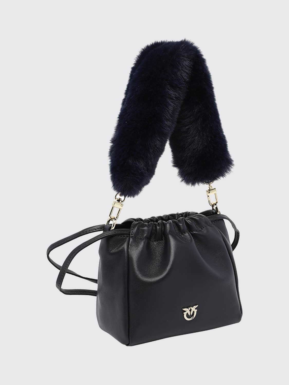 PINKO BORSA A SPALLA: Borsa a spalla donna Pinko, Blue - Img 2
