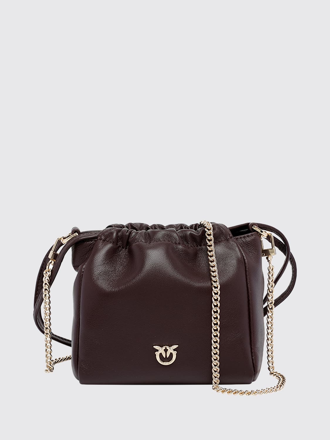 PINKO BORSA A SPALLA: Borsa a spalla donna Pinko, Bordeaux - Img 4