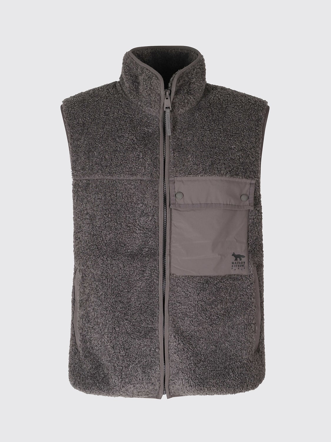 MAISON KITSUNÉ PULL: Pull homme Maison KitsunÉ, Gris - Img 2