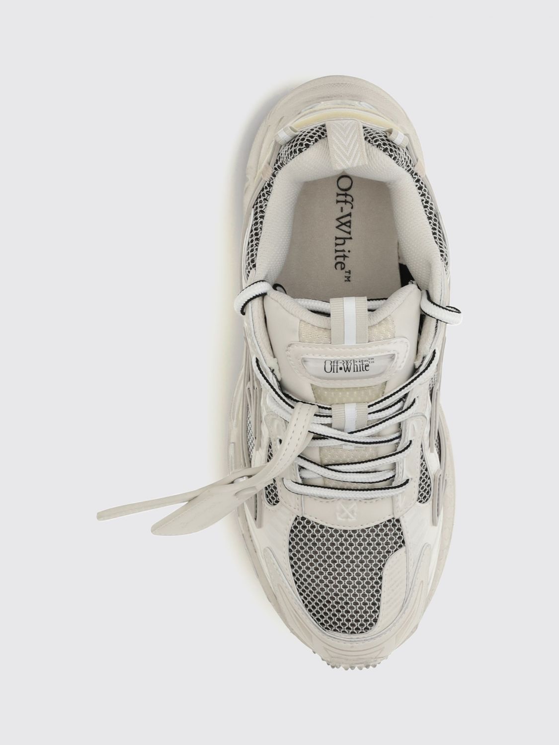 OFF-WHITE SNEAKERS: Sneakers donna Off-white, Beige - Img 4