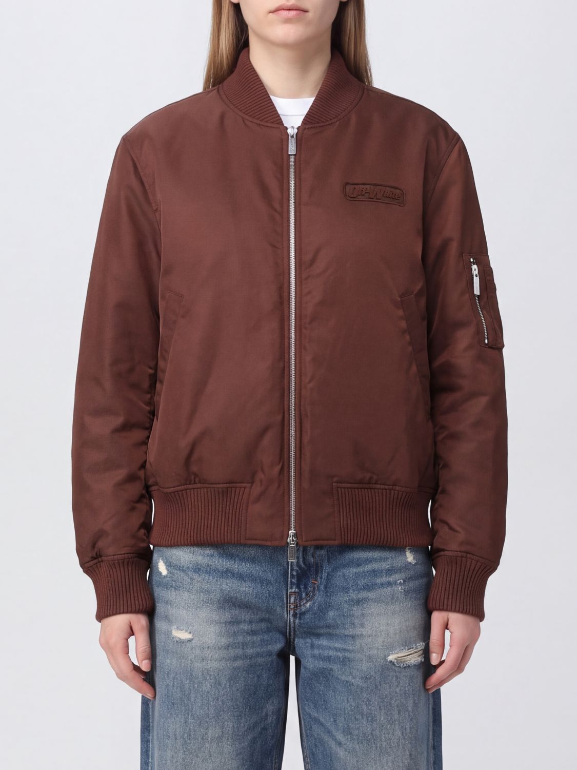 OFF-WHITE JACKE: Jacke damen Off-white, Blau - Img 1