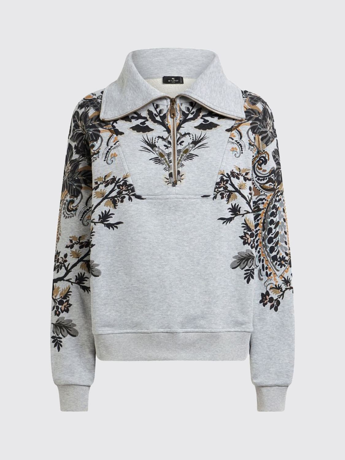 ETRO SUDADERA: Sudadera mujer Etro, Gris - Img 5