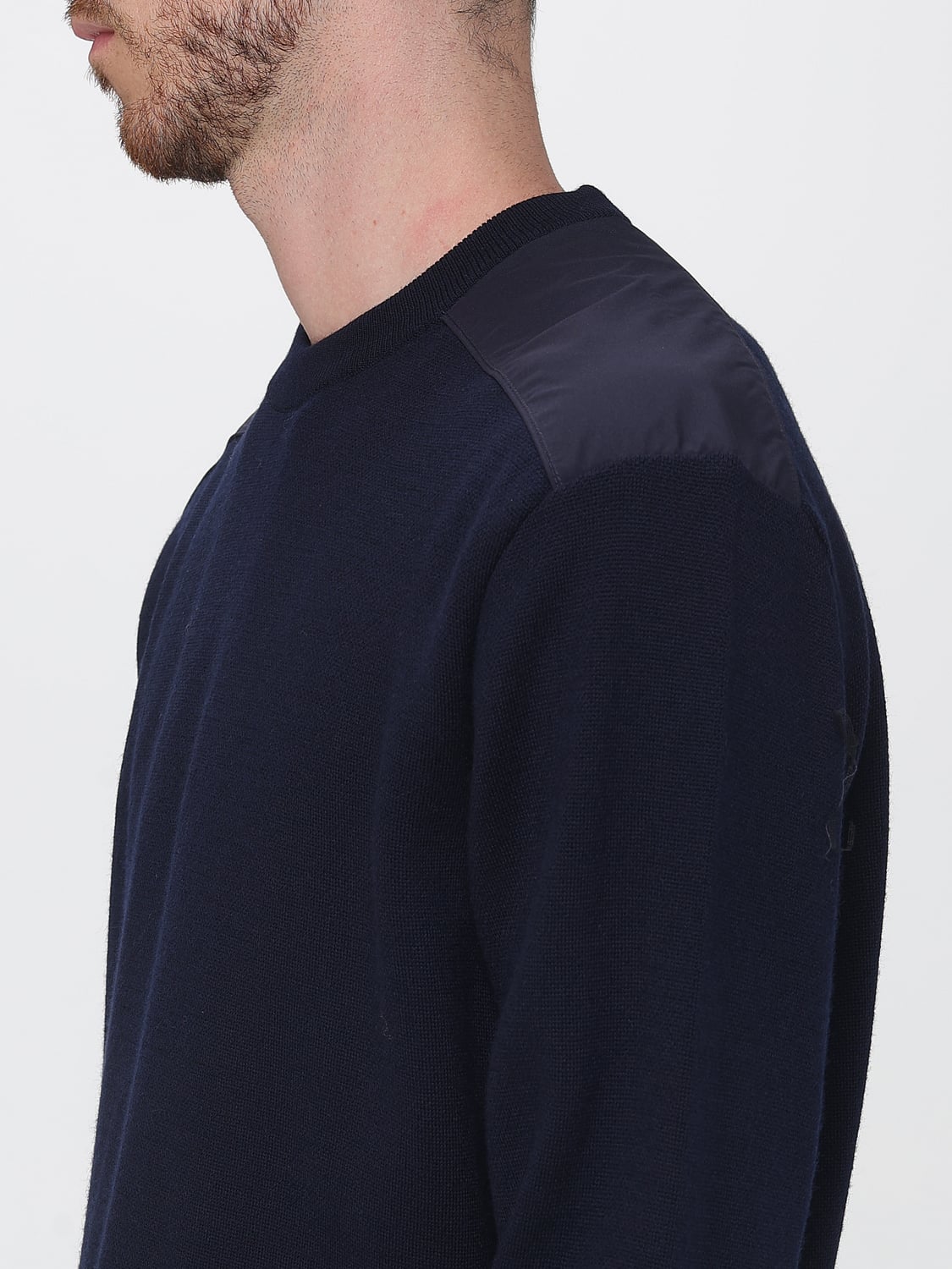 PAUL & SHARK SWEATER: Crewneck Jumper Paul & Shark in Pure Merino Wool with Ribbed Trims, Blue - Img 3