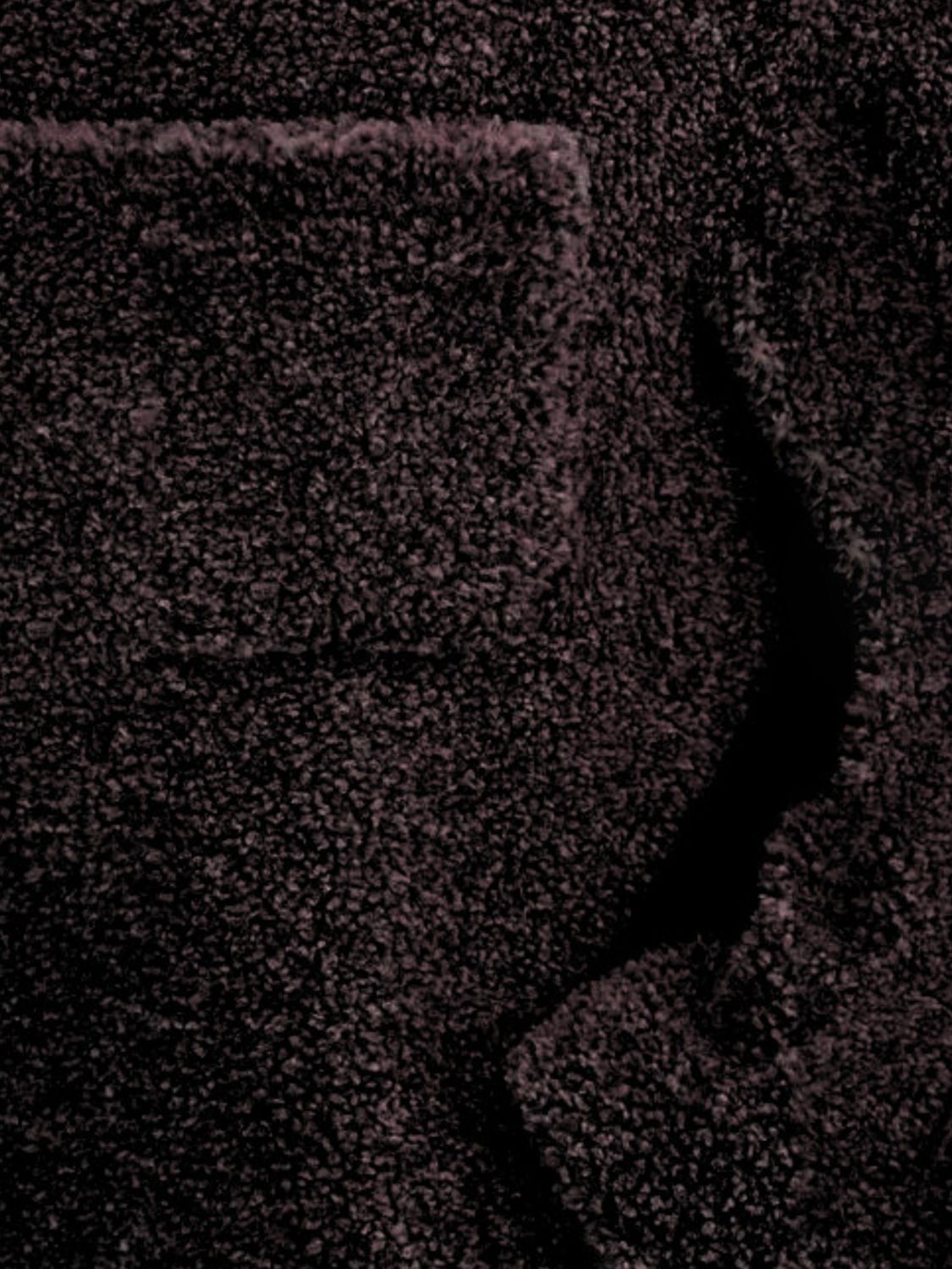 HERNO ABRIGO: Abrigo corto de botonadura sencilla Herno en pelo sintético, Negro - Img 3