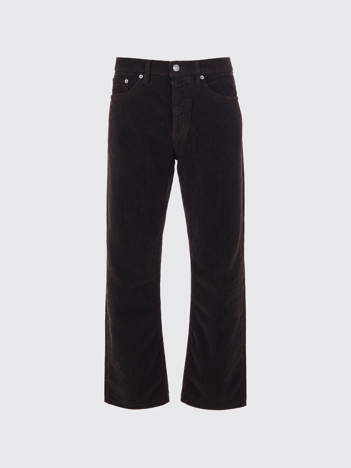 SUNFLOWER PANTS: Sunflower Wide-Leg Corduroy Trousers with a Five-Pocket Design, Brown - Img 2
