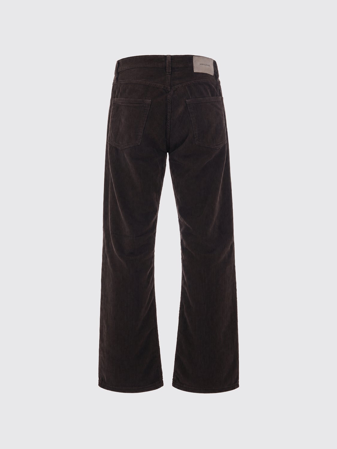 SUNFLOWER PANTS: Sunflower Wide-Leg Corduroy Trousers with a Five-Pocket Design, Brown - Img 3