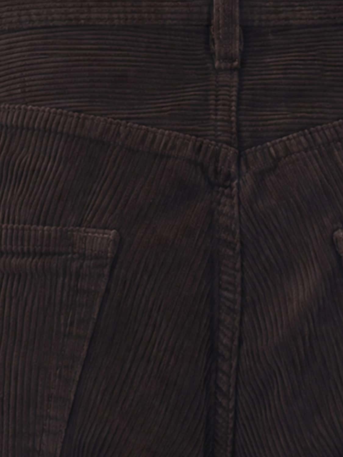 SUNFLOWER PANTS: Sunflower Wide-Leg Corduroy Trousers with a Five-Pocket Design, Brown - Img 4