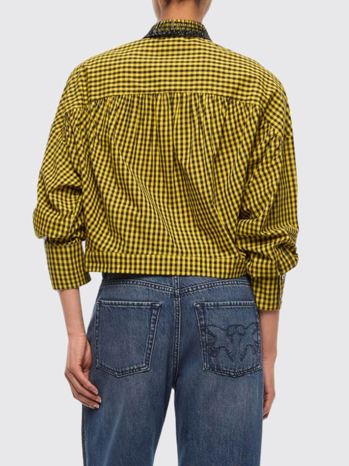 PINKO CAMISA: Camisa mujer Pinko, Amarillo - Img 2