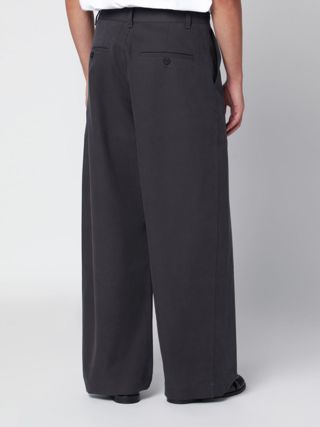 STUDIO NICHOLSON PANTS: Pants men Studio Nicholson, Black - Img 2